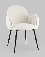 Cтул обеденный Вейв СтриПес, букле белый УТ000039505 Stool Group Cтул обеденный Вейв СтриПес, букле белый УТ000039505 Stool Group